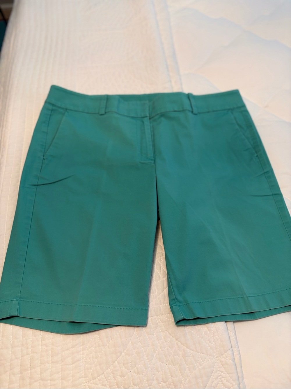 ANN TAYLOR Broadwalk Short. Teal. Size 12